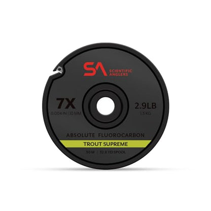Scientific Anglers Absolute Fluorocarbon Trout Supreme Tippet - size: 7X