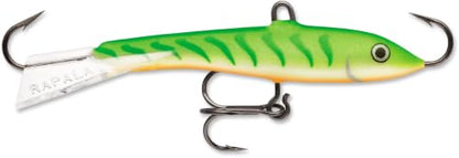 Rapala Rapala Jigging Rap - color: Green Tiger UV, size: Body Length: 3-1/2"