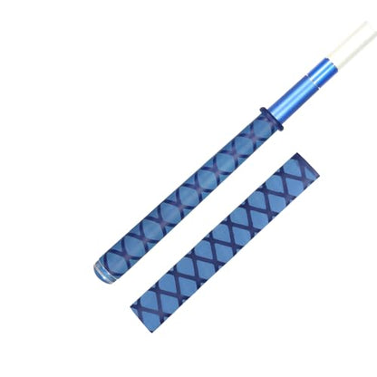 Fishing Rod Handle Grip Pole Wrap X-Tube Heat Shrink Tubing Non-Slip Insulated Abrasion Sleeve-Length:39" Diameter:25/32" (Blue) - color: Blue, size: Diamter:20mm"(25/32 inch)