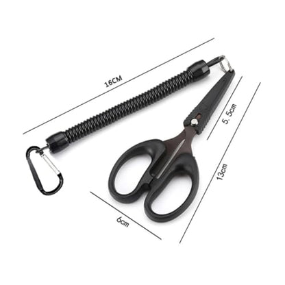 ERINGOGO Portable Fishing Wire Cutters with Stainless Steel and Rubber Handle, Easy to Operate Multi-function Cutter Suitable for Braided Line, for Freshwater and Saltwater Fishing