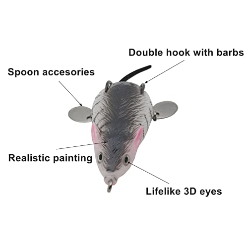Topwater Fishing Lure Bass Fishing Frog Fishing Hollow Body Frog Bass Pike Snakehead Lure Bait - color: 6.8cm/19g
