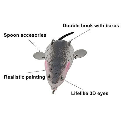 Topwater Fishing Lure Bass Fishing Frog Fishing Hollow Body Frog Bass Pike Snakehead Lure Bait - color: 6.8cm/19g