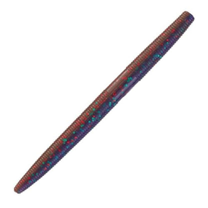 Reaction Tackle Wacky Worms, 5.5 Inch Salt Impregnated Soft Plastic Stick Bait Bass Fishing Lures for Finesse, Wacky, Neko, Texas and Carolina Rigs, 24 Pack - color: PB&J