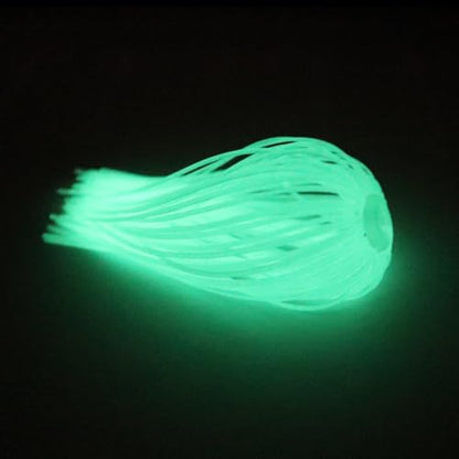 Harmony Fishing – Quick Change Umbrella Skirts for Fishing Jigs, Spinnerbaits, Buzzbaits, Lures, Baits (10 Pack) - color: Glow (in the dark)