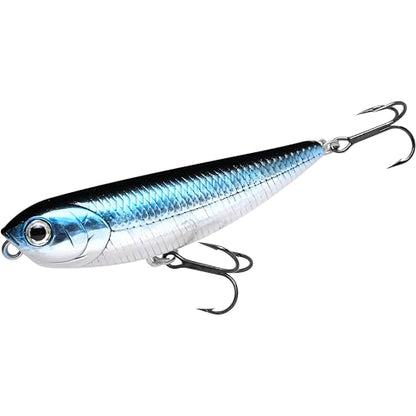 LUCKY CRAFT Sammy 65 Topwater Fishing Lures, 2.5" Floating Freshwater Trout, Smallmouth Bass Lures, Walk-the-Dog Tournament Bait, Bass Fishing Gear and Tackle Box Accessories - color: 052 Aurora Black
