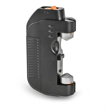 ABS Stainless Steel Electric Knotter Machine for GT/FG/PR Knot Tying, Micro-USB Charging Bobbin Winder Fishing Tool for PE0.6-PE3 for Braided Lines(Black)