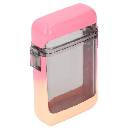 AYNEFY ID Card Holder, Airtight Lid with Rubber Seal, Lightweight and Portable with Lanyard, for Swimming Rafting Canoeing Surfing Beach (Gradient Pink) - color: Gradient Pink