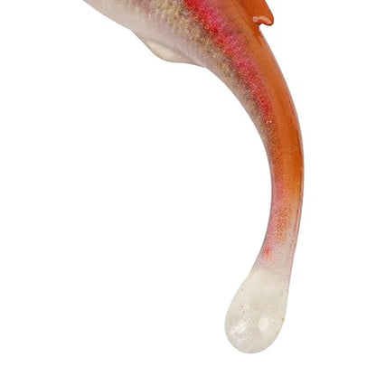 Berkley PowerBait Drip Minnow Fishing Soft Bait - color: HD Rainbow Shiner, size: 4"