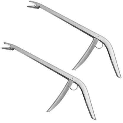 Fish Hook Remover, 1PCS/2PCS Premium Stainless Steel Fish Hook Remover Tool - Essential Fishing Pliers, with Strong Jaw Grip and Serrated Teeth,11-1/2 Inches - size: 2PCS