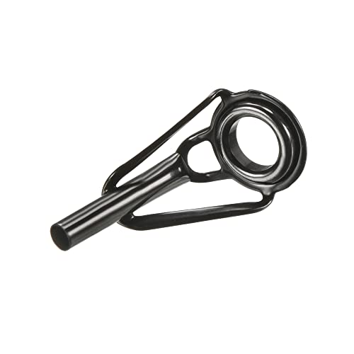 PATIKIL Tube Dia Fishing Rod Tips Repair Kit, Stainless Steel Black Guide Ring for Fishing - size: 2.4mm