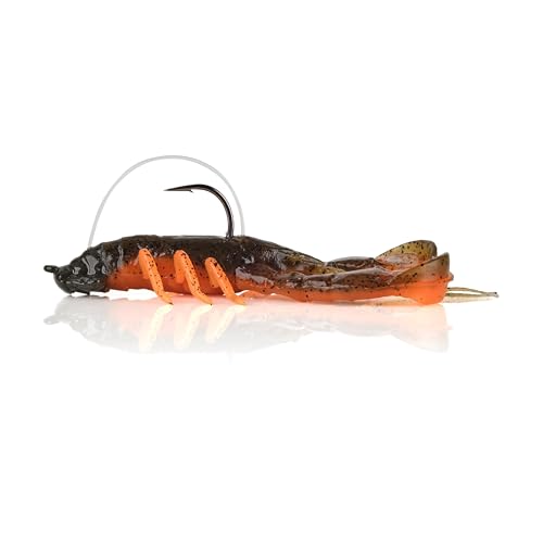 Berkley PowerBait Clatter Craw Fishing Soft Bait - color: Green Pumpkin Orange