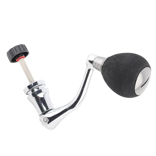 Fishing Reel Handle, Metal Spinning Reel Handle, Lightweight Rocker Handles Offers Firm Fixation with Hex Trunk for Series 2000 and 3000, Reel Repair Replacement