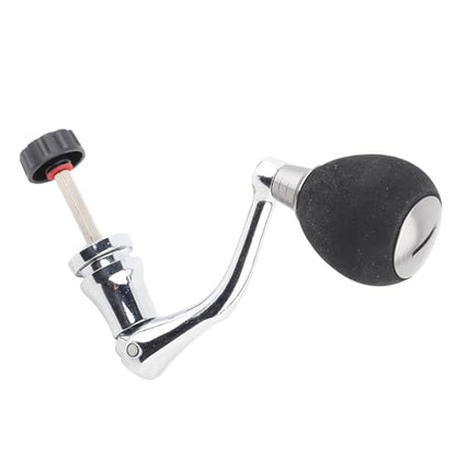 Fishing Reel Handle, Metal Spinning Reel Handle, Lightweight Rocker Handles Offers Firm Fixation with Hex Trunk for Series 2000 and 3000, Reel Repair Replacement