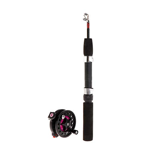 1 Set Fishing Rod With Fishing Reel Short Portable Winter Outdoor Ice