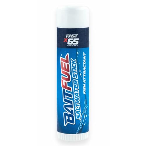 BAITFUEL X65 Saltwater Formula Hardbait Stick for Fishing: The Supercharged Saltwater Fish Scent Technology with Powerful Attractants and Taste Enhancers That Fish Bite | Single