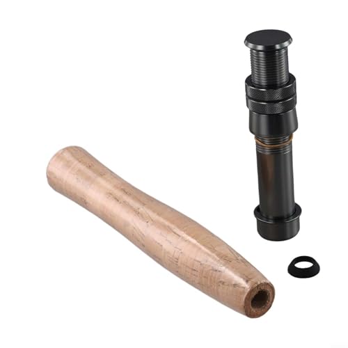Cork Fishing Rod Handle Grip with Reel Seat, Length for Fly Rod Building and Repair Portable DIY Rod Making Kit Lightweight(1#) - size: 1#