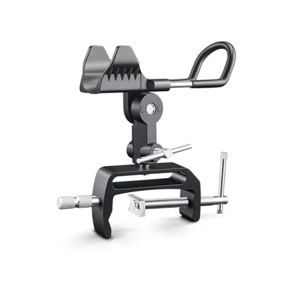 1/2 Pack Fishing Rod Holders for Boat, 360 Degree Adjustable Fishing Rod Holder with Enlarge Clamp, Aluminum Alloy, Suitable for Round /Square Tubular Hulls. - color: Rod Holder-1pack