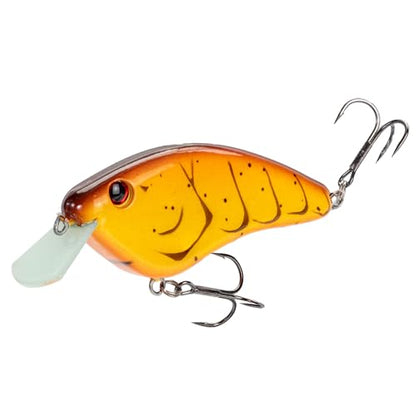 Strike King Hardliner Fishing Lure, Flat Sided Crankbait, Circuit Board Lip, Extra Tight Wobble, Size 4 Treble Hooks - color: Spring Craw