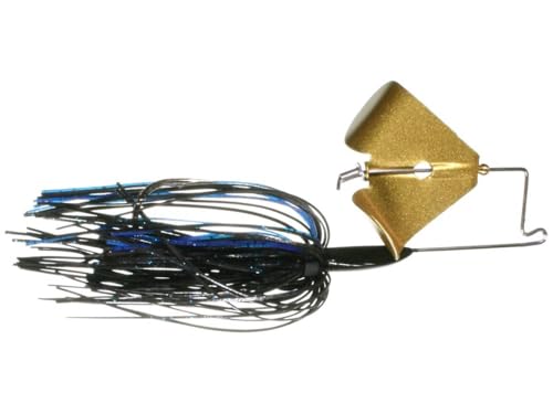 Buzzbait - color: Black/ Nickel Blade, size: 1/4 oz