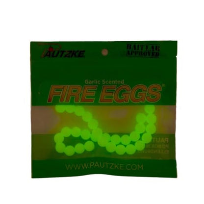Garlic Scented Glow Fire Eggs by Pautzke - 30-Pack, Vibrant Colors, Ideal for Trout, Salmon & Steelhead - Versatile Fishing Bait