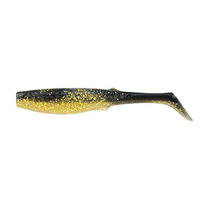 Berkley Gulp! Alive! Paddleshad Fishing Soft Bait - color: Black Gold, size: 5in - Pint 4x7