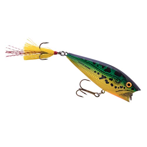 Heddon Pop'N Image Topwater Fishing Lure - Excellent Popping and Walk-The-Dog Action - color: Bullfrog