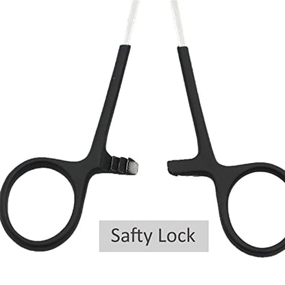 Straight Fishing Forceps Stainless Steel Unhooking Hook Removing Pliers - color: 8" Curved
