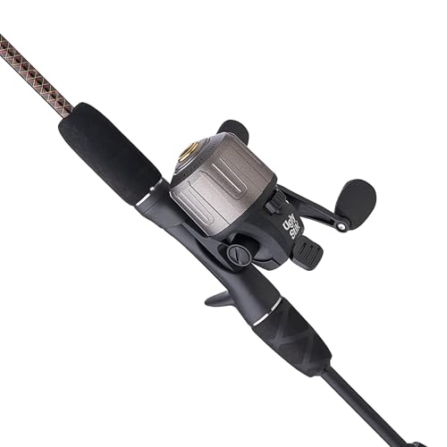 Ugly Stik GX2 Spincast Reel and Fishing Rod Combo - size: 6 Size Reel - 5\'6" - Medium - 2pc, style: New Model - Red - Youth
