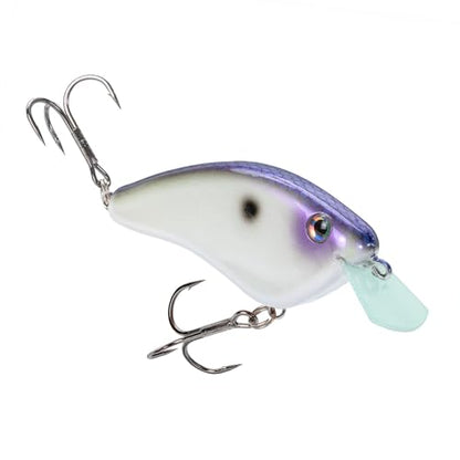 Strike King Hardliner Fishing Lure, Flat Sided Crankbait, Circuit Board Lip, Extra Tight Wobble, Size 4 Treble Hooks - color: Hornet Blue