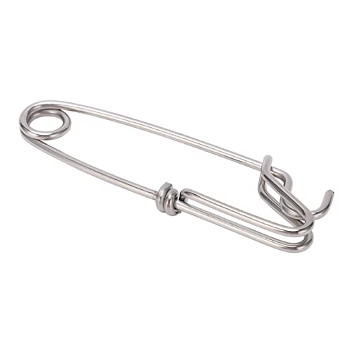 Longline Fishing Snap Clips, Stainless Steel Longline Branch Hanger Snap Swivels fl-Oat Line Tuna Clip Fishing Accessories, Downrigger Release Clip, 5Pcs Tuna Clips for Floats Tuna Fishing Line Fis