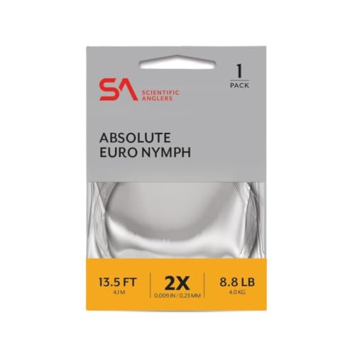 Scientific Anglers Absolute Euro Nymph Leaders 1 Pack - size: 2X