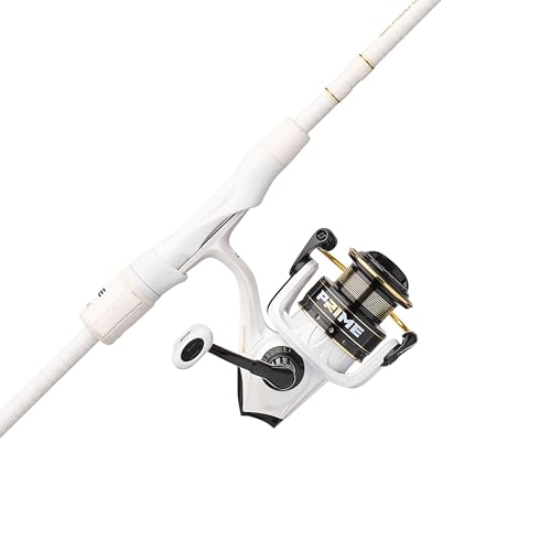 Abu Garcia Prime Spinning Reel and Fishing Rod Combo - color: White, size: 3000 Size Reel - 7' - Medium - 1pc