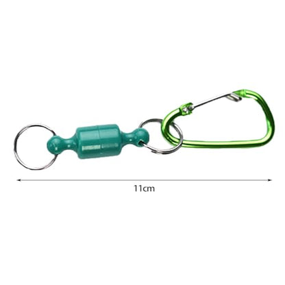 Fishing Strongest Magnetic Net Release Magnet Clip Holder Retractor, Quick Release Keychain with Super Strong Magnet, Fly Fishing Magnetic Buckle Fishing Equipment (5 Pack)