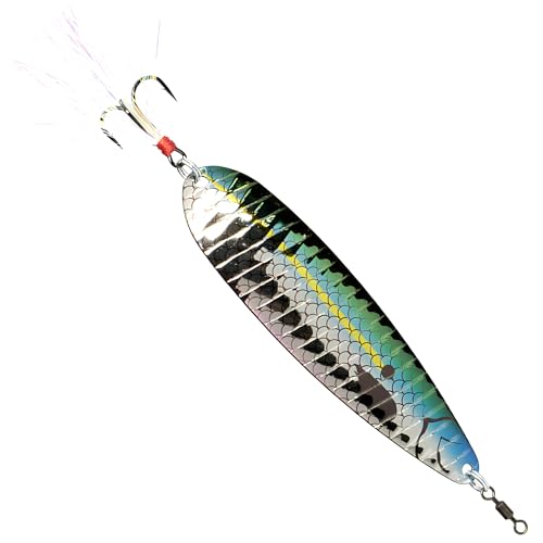 Nichols Lures Lake Fork Flutter Spoon - color: Blueback HD, size: 5"/1 1/8 oz