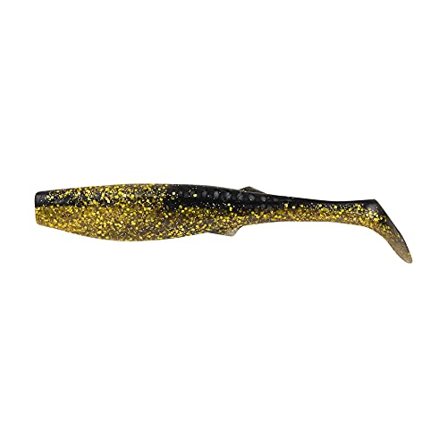 Berkley Gulp! Paddleshad Fishing Soft Bait - color: Black Gold, size: 3"