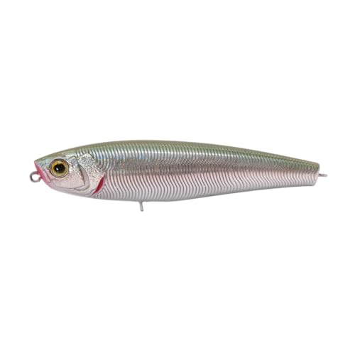 Duckett Fishing Super Sound 110 Topwater, High-Impact Walking Lure for Attracting Aggressive Bass Strikes - color: Ausagi Ghost, size: 95 mm
