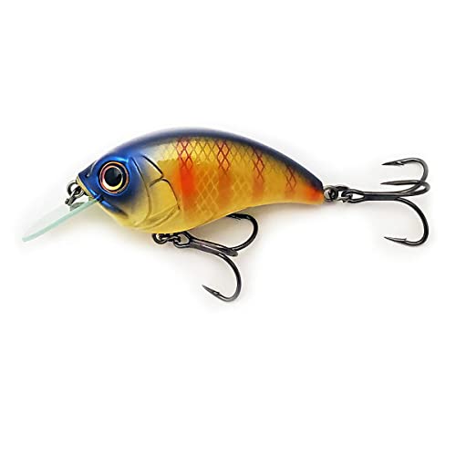 Bill Lewis Lifelike SB-57 3/8 OZ. MDJ Series Squarebill Crankbait Fishing Lure with Mustad Triple Grip Hooks - color: Bluegill