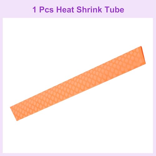 DMiotech Heat Shrink Sleeve Wrap Tubing x Tube Tubing for Fishing Rod Grips and Other Grips, Non Slip - Insulation - Waterproof 40'' Lengths, Dia 30mm Yellow Scales - color: Yellow Scales, size: Dia 30mm