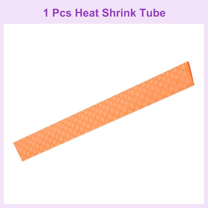 DMiotech Heat Shrink Sleeve Wrap Tubing x Tube Tubing for Fishing Rod Grips and Other Grips, Non Slip - Insulation - Waterproof 40'' Lengths, Dia 30mm Yellow Scales - color: Yellow Scales, size: Dia 30mm