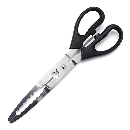Multifunction Scissors Fishing Plier Scissor Braid Line Lure Cutter Hook Remover Tackle Tool Cutting Fish Tongs Stainless Steel Multi Functional Equipment Accessory