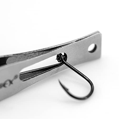 SAMSFX Fishing Nipper & Retractor Combo with Stainless Steel Blades and 24" Line Attachment for Any Angler