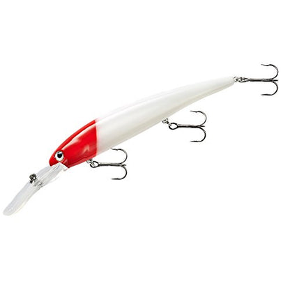 Bandit Lures 4 3/4-Inch Slender Minnow Jerkbait Trolls Up to 27 Feet Deep, Universal Color Patterns, 1 Piece - color: Red Head, size: 4 3/4", 5/8 oz