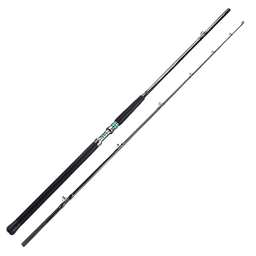 Sougayilang Spinning & Casting Catfish Rod,2 piece Medium Heavy Portable Travel Catfish Fishing Rod (7'/7'6"/8') - size: Casting Rod-2pcs-MH-7'6''