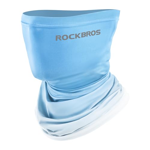 ROCKBROS Cooling Neck Gaiter Face Mask Fishing Scarf Face Cover for Men Women - color: Blue 2