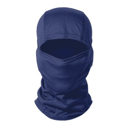 1 Pcs Unisex Summer Sun Protection Balaclava Breathable Elastic Full Face Mask for Cycling Running Hiking Fishing - color: Navy Blue