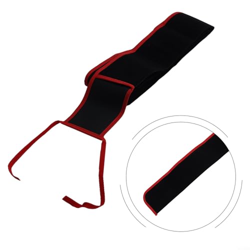 Oxford Cloth Fishing Rod Case with Soft Flannelette Lining, Scratch-Proof Protective Sleeve Bag for Most Poles, Lightweight Portable Storage Sock with Top Rope Fixation,Black