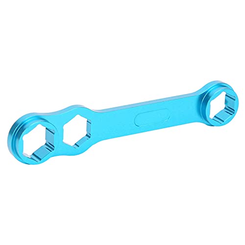 Fishing Reel Tools,Fishing Reel Replacement Parts,Thrust for baitcasting Tool Grease Repair reels Handle Driver Tools nut Track Field DIY Casting Fishing Reel Wrench Blue Aluminium Alloy