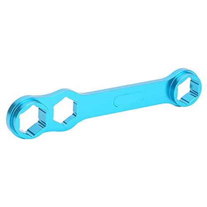 Fishing Reel Tools,Fishing Reel Replacement Parts,Thrust for baitcasting Tool Grease Repair reels Handle Driver Tools nut Track Field DIY Casting Fishing Reel Wrench Blue Aluminium Alloy