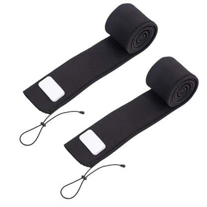 Neoprene Fishing Rod Sleeve Protective Rod Covers for Fishing Pole Sleeve Hook-Resistant Rod Storage Case – Fishing Pole Protective for Storage & Transportation - size: 2pcs 74.8"
