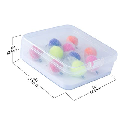 BASSDASH Fly Fishing Wet Flies Streamers Nuke Eggs for Trout Steelhead Salmon Fishing, Fly Lure Kit with Box - size: #6